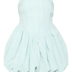 Plus Robe Bustier Bouffante Vert Sauge -Jolie Vêtue Soldes Magasin 821f15000ab22eeb8f9fb70cdee91db147b350fe cne0682 5