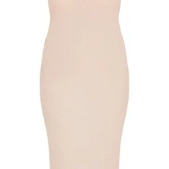 Plus Robe Mi-longue Texturée Gris Pierre Dos Nu -Jolie Vêtue Soldes Magasin 82dbe57481ce7c692134dc2232f21993145a267f cne4156 5