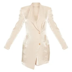 Robe Blazer Champagne Irisée à Boutons Dorés -Jolie Vêtue Soldes Magasin 82de38e2046af3de1f6d59c01585ced9b5eab3ae CMF4191 3