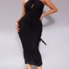 Shape Robe Longue Cache-coeur En Mesh Noir à Lien Nouable -Jolie Vêtue Soldes Magasin 830a5dadcef6c34626555a3c52c8cfd023107b44 cmv2699 1