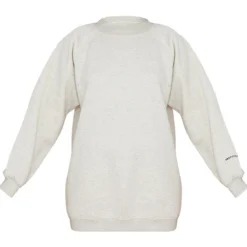 PRETTYLITTLETHING Robe En Sweat Avoine Oversize à Manches Raglan -Jolie Vêtue Soldes Magasin 834b44907d1b31ac70700b8a8acf7473f09e5e4e cmu2507 6