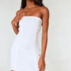 Robe Moulante Bustier En Broderie Anglaise Blanche -Jolie Vêtue Soldes Magasin 8521092498240a7495c69b42f1327fd3fb8ad74c cnd5896 1