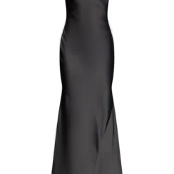 Robe Longue Satinée Noire à Dos Nu Arrondi 11 Robe Longue Satinée Noire à Dos Nu Arrondi -Jolie Vêtue Soldes Magasin 85ad8988f4265268cbf1f0fe9bcd252f414260ed cnd9173 5