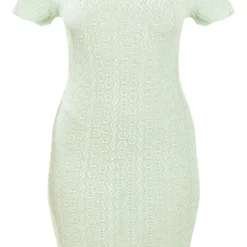 Mini Robe En Maille Crochetée Vert Citron à Mancherons -Jolie Vêtue Soldes Magasin 85f2d8365e6c1c05b6d0d7199ac1f285a8463ce0 cne6258 5