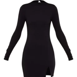 Robe Moulante Noire Fendue à Dos Nu Et Col Montant -Jolie Vêtue Soldes Magasin 8648d1ebd4f010d784fe5a04c3980d5271c44061 cnb3609 5