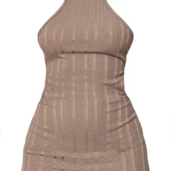 Petite Mini Robe Côtelée Taupe à Dos Nu -Jolie Vêtue Soldes Magasin 87cc1b6ffc21c1f484cb9989d250112861ed8ebb cnd6917 5