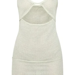 Robe Moulante Vert Sauge En Maille Tricot Texturée à Découpes Et Bretelles -Jolie Vêtue Soldes Magasin 88e1df6c370a41c382d3b930ea7e2dfc4ed7e31e cnd7434 5