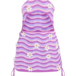 Robe Courte En Maille Tricot Effet Ondulé Lilas Fleurie 11 Robe Courte En Maille Tricot Effet Ondulé Lilas Fleurie -Jolie Vêtue Soldes Magasin 891087a45cdb9f98c634d8d98d3febd5083baa13 cnd2128 5