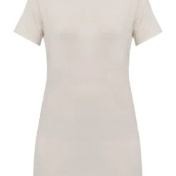 Robe T-shirt Basique Nude Clair à Manches Courtes -Jolie Vêtue Soldes Magasin 8948789f3d36bdc4a3c85af3a83d921e263e4303 cms1145 6