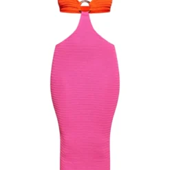 Robe Longue En Maille Tricot Orange à Anneau -Jolie Vêtue Soldes Magasin 8a19c411b00b9be29f8892cb1443e509f140c6f1 cna1241 5