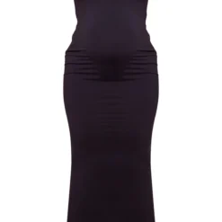 Maternité Robe De Grossesse Mi-longue Douce Noire Sculpt à Bretelles -Jolie Vêtue Soldes Magasin 8a559e06d68a3823ef0c80f36cda483292ac0446 cnd7217 5