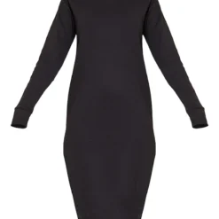 Robe Pull Mi-longue Oversize Noire Fendue En Sweat -Jolie Vêtue Soldes Magasin 8b45230e40ed857e8752b86aff551ebc3ab29f44 cms3895 6