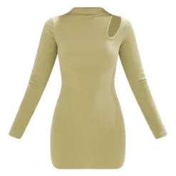 Logic Robe Moulante Côtelée Vert Sauge Découpée à Manches Longues -Jolie Vêtue Soldes Magasin 8b5e014945b91d70927c6968148f75a9b0eb2708 cnd4272 5