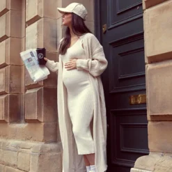 Maternité Robe De Grossesse Mi-longue Crème En Maille Tricot à Col En V 9 Maternité Robe De Grossesse Mi-longue Crème En Maille Tricot à Col En V -Jolie Vêtue Soldes Magasin 8bc19c43e46a31ed9a4cbb83d3b00b0a1e560d65 cnd3109 3