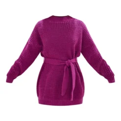 Robe Pull En Maille Tricot Gaufrée Violette -Jolie Vêtue Soldes Magasin 8d8f482ed6a27442329eff21ab29c1f80856ee1c cnd2080 5
