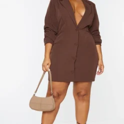 Plus Robe Blazer Chocolat à Manches Longues 9 Plus Robe Blazer Chocolat à Manches Longues -Jolie Vêtue Soldes Magasin 8dc88f4ca948643d09d586304f8a9c8c05acd35f cmt7780 1