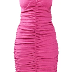 Plus Robe Mi-longue Texturée Froncée Rose Vif 11 Plus Robe Mi-longue Texturée Froncée Rose Vif -Jolie Vêtue Soldes Magasin 8de23b49745e4e3b2e5b68bfb88f4853e174e554 cne4068 5