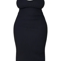 Plus Robe Longue En Maille Tricot Noire à Décolleté Plongeant -Jolie Vêtue Soldes Magasin 8e8f969059b1922dcbf44c641e9d8e3aa87bf976 cmw2974 6