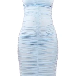 Maternité Robe De Grossesse Mi-longue En Jersey Bleu Ciel à Décolleté Et Fronces Détail Contours -Jolie Vêtue Soldes Magasin 8ea4c51ef257481515ea1095b346cadf8f8a5244 cne4968 5