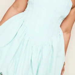 Plus Robe Bustier Bouffante Vert Sauge -Jolie Vêtue Soldes Magasin 8eddc959fb2000b987f60ef45a2a480d69714617 cne0682 4