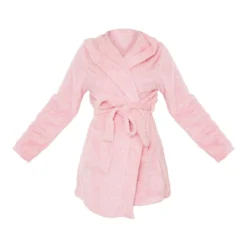 PRETTYLITTLETHING - Robe De Chambre Rose Duveteuse à Capuche -Jolie Vêtue Soldes Magasin 8eea83d479fb633c6338f171a38d5e789eeb1c38 clz4464 5