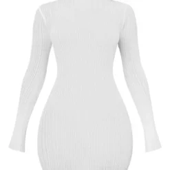 Petite Robe Crème En Maille Tricot Transparente à Col Montant -Jolie Vêtue Soldes Magasin 8ef6e445e6164f14ff39e432d1947778e5cdaa45 cnb9888 5