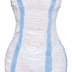 Petite Mini Robe Bustier Déchirée En Jean Bleu Clair -Jolie Vêtue Soldes Magasin 8febac3598e81f7fd56bf91c89bb679e61b001f8 cnd3084 5