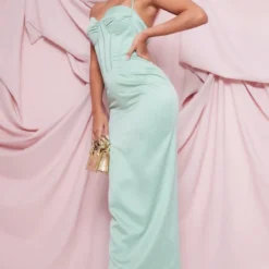 Robe Longue Satinée Froncée Vert Sauge à Corset Et Dos Nu 9 Robe Longue Satinée Froncée Vert Sauge à Corset Et Dos Nu -Jolie Vêtue Soldes Magasin 906991a931f7576a73d51a42b0b335c24f0b5c86 cnc9986 3