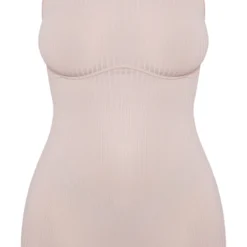 Shape Robe Moulante Côtelée Gris Pierre à Armature Sous Le Buste -Jolie Vêtue Soldes Magasin 90e18fd580d45bbcd657c6816e9745ac9ff715db cnd2731 5