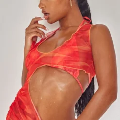 Mini Robe De Plage En Mesh Orange Vif Javélisé à Découpes 10 Mini Robe De Plage En Mesh Orange Vif Javélisé à Découpes -Jolie Vêtue Soldes Magasin 91152df45a615620fbf4ad3c7855154c5ebae0ab cmw8697 5