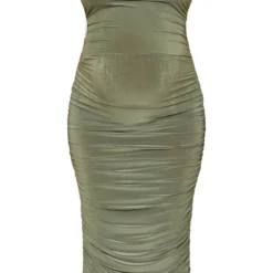 Maternité Robe De Grossesse Longue Vert Sauge Moulante à épaule Unique -Jolie Vêtue Soldes Magasin 915a3e34cf5970f722a43500a65951817ebe243e cmt3060 6