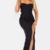 Robe Longue En Mesh Noir Détail Bonnets -Jolie Vêtue Soldes Magasin 91e7d82d9a1fd641fc7be6bb808bc6d11f8c23e7 cmu6154 1