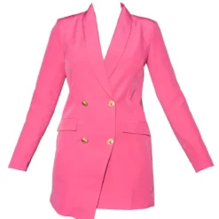 Robe Blazer Rose Vif Et Boutons Dorés -Jolie Vêtue Soldes Magasin 9209479f8d02f8ac11b2469aa3c1b5ec29c2f5cd cmu7079 5