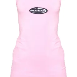 Robe Moulante Rose Vif à Badge Slogan -Jolie Vêtue Soldes Magasin 929503761ae39964bfb396a7efa3f7792d4c8cc8 cne6549 5