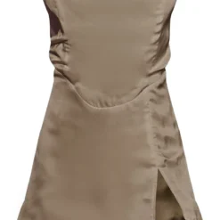 Petite Mini Robe Bustier Café Au Lait Satinée -Jolie Vêtue Soldes Magasin 9364007316e9cbdcebcf1a8b173f46cd2deed1a7 cnd0142 5