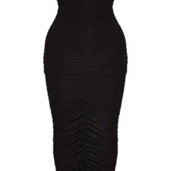 Shape Robe Bustier Longue Froncée Noire -Jolie Vêtue Soldes Magasin 94a0a8bd61fc34e3b01e6f7aba7df46538d97c41 cme0425 6