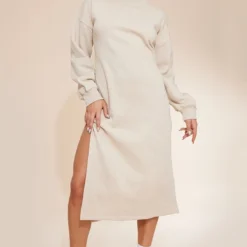 Robe Sweat Longue Avoine à Col Montant Et Doublure En Polaire 9 Robe Sweat Longue Avoine à Col Montant Et Doublure En Polaire -Jolie Vêtue Soldes Magasin 951956a270970bda2eeaf86e1fa87f6d863a0226 cnc8352 3