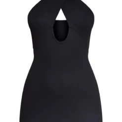 Robe Moulante Côtelée Noire Découpée à Devant Croisé 12 Robe Moulante Côtelée Noire Découpée à Devant Croisé -Jolie Vêtue Soldes Magasin 96139c2a47420531b6065ad7a98e9247cafc1bbd cmw0253 5