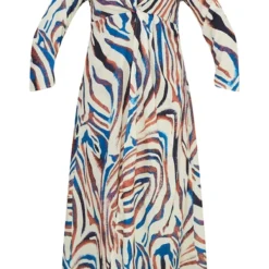 Plus Robe Longue Gris Pierre Imprimé Zèbre à Torsade -Jolie Vêtue Soldes Magasin 964fbecb4b9d338c893818db031f0158ade50653 cmw8951 6