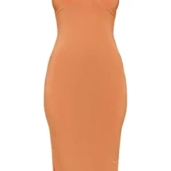 Robe Mi-longue Moulante Argile Asymétrique à Ourlet Pointu -Jolie Vêtue Soldes Magasin 968bcf14abbb6716b2f1acbc920a5792cc5a97fb cnd5843 5