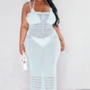 Plus Robe De Plage En Maille Bleu Ciel à Devant Froncé -Jolie Vêtue Soldes Magasin 9693941633b4f5c92d1a903e5e7e06a1d5c34981 cnc9651 1