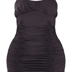 Shape Robe Très Moulante Très Froncée Noire -Jolie Vêtue Soldes Magasin 976a2d6af976710d12bdf530a66efb4d1fca93de cml1174 6