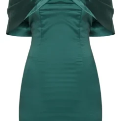 Tall Mini Robe Vert émeraude à Noeud -Jolie Vêtue Soldes Magasin 9831840ad5a1cd4bb86baa03f2d956b68408608d cnb2467 5