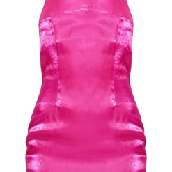 Robe Moulante Rose Brillante à Dos Nu -Jolie Vêtue Soldes Magasin 99403f344103d18cd97e3a5ae8e77af9a84eb2c1 cne7690 5