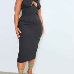 Plus Robe Mi-longue Noire Tissée Croisée Sur Le Devant 9 Plus Robe Mi-longue Noire Tissée Croisée Sur Le Devant -Jolie Vêtue Soldes Magasin 9944d8a0493ff363c9dea9e6aac16324c02826d5 cmy1916 4