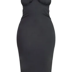 Plus Robe Mi-longue Noire Tissée Croisée Sur Le Devant 11 Plus Robe Mi-longue Noire Tissée Croisée Sur Le Devant -Jolie Vêtue Soldes Magasin 9a3462a8fac516eac7eef1e4a3b8af87fe0eed19 cmy1916 6