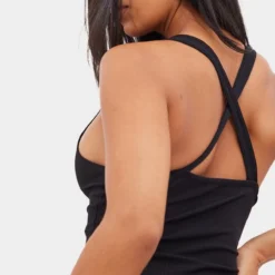 Robe Mi-longue Noire Côtelée à Bretelles Croisées Au Dos 10 Robe Mi-longue Noire Côtelée à Bretelles Croisées Au Dos -Jolie Vêtue Soldes Magasin 9be37e9cb8b4bb2b7dceb984a55874a255d9d01f cna6889 4