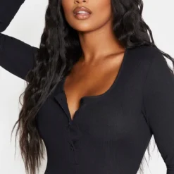 Shape Robe Mi-longue Côtelée Noire à Boutons Et Manches Longues 9 Shape Robe Mi-longue Côtelée Noire à Boutons Et Manches Longues -Jolie Vêtue Soldes Magasin 9cf7fbea2e3ee0d8304e93141a3f4e6c3d37d0bd cme1713 5