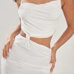 Petite Robe Longue Moulante Blanche -Jolie Vêtue Soldes Magasin 9d4f1f63e3c3532b3138d8b676b5732a71d0edee cne2188 4