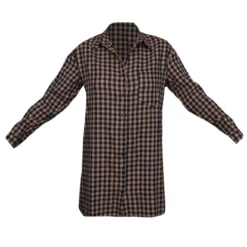 Robe Chemise Bleue Brossée Oversize à Carreaux Et Ourlet élimé -Jolie Vêtue Soldes Magasin 9d5fa68dc0225c511ab8668524009618b352d8e7 cnc8301 5